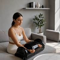 Populaire Appareil de Massage Électrique Pieds et Mollets pour Usage Domestique, Pression d'Air Vibrante Chauffante, Tissus Profonds, pour la Circulation Sanguine des Jambes