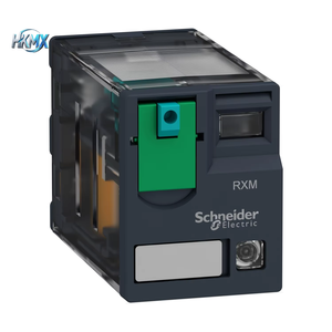 Intermediate Relay RXM3AB2BD Miniature Plug in Relay Electromechanical Relays10A3CO <b>Lockable</b> Test but to N24V DC - Product Image 1