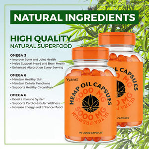 Huile à base de plantes de haute qualité pour le blanchiment de la peau, soutien à la santé des os et des articulations, capsules de gel mou à l'oméga-3, emballage personnalisé, adulte - Product Image 2