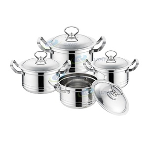 Nouvel Arrivage – Ensemble de 6 Pièces d'Ustensiles de Cuisson Classiques en Acier Inoxydable Écologique, Marmite et Casserole, Couleur Personnalisable, Compatible Gaz et <span class=keywords><strong>Induction</strong></span> - Product Image 6