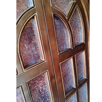 Grille de fenêtre verticale en bois de style européen personnalisée, étanche et anti-poussière, pour salon extérieur et utilisation en parc