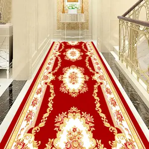 Manufacturers Wholesale 3D Printed Corridor Aisle Carpet, Nordic Style Multi-Patterned Long Strip Mats For Hotels