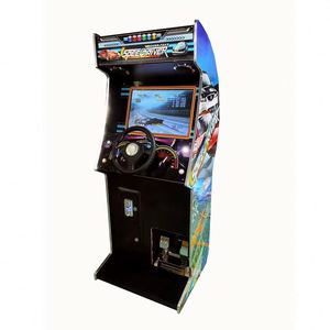 Export Trade 22inch Wooden High-Definition Touring Racing Car Connected Drift Racing Competition Coin-Operated Single Game - Product Image 4
