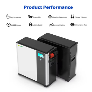 Système de stockage d'énergie solaire au lithium empilable LFP51100 à installation facile, 51,2 V 100 Ah 228 Ah 314 Ah, station d'alimentation domestique empilable - Product Image 6