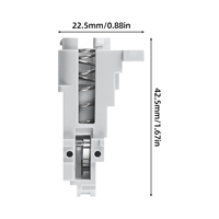 Bamboo Lab Filament Hall Sensor Base untuk Seri A1, Bagian Pengganti Penahan Pengumpan Printer 3D