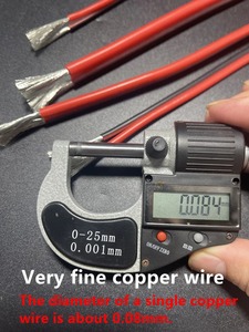 Cavo in PVC con Filo di Rame 26-14 AWG a 2 Pin Flessibile per LED Fai-da-te, Connettore Elettronico IP67, Adattatore per Auto Nero Rosso 120/200mm - Product Image 2