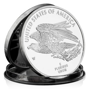Moneda Conmemorativa de la Estatua de la Libertad, Bañada en Plata, Colección de los Estados Unidos de América - Product Image 2
