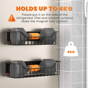 Organizador Magnético para Especias de Precio Económico, Organizador de Metal para Frascos de Especias de Cocina, Fácil Instalación - Product Image 5