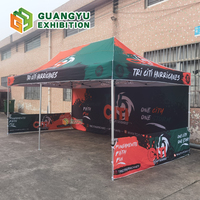 Tente pliante commerciale 10x20 pieds avec couverture en PVC, résistante, pliage instantané, imperméable, pour salons professionnels, expositions et événements