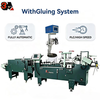 Machine à plier et à coller 3A 450, plieuse-colleuse électrique pour boîtes, PLC, haute vitesse, design compact, emballage alimentaire, économie d'énergie