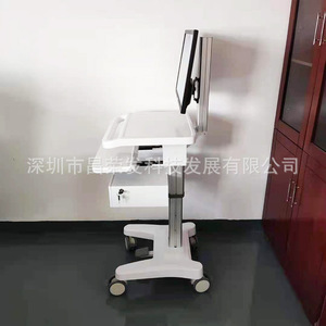 Carro de enfermería móvil con sistema informático integrado, carro para visitas médicas, carro para instrumentos de examen, estación de trabajo móvil para enfermería - Product Image 5