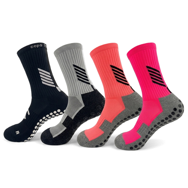 Anti Slip Soccer Grip Socks Football Athletic Performance Training Sports Wear