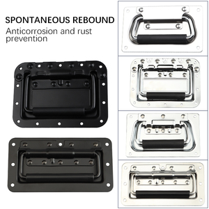 Lõm Hiện Đại Vuông Có Thể Gập Lại 10 Lỗ Kẽm Mùa Xuân Nạp Xử Lý 10Cm 304 Thép Không Gỉ Trường Hợp Chuyến Bay Hộp Công Cụ Bạc Xử Lý - Product Image 2