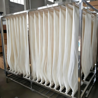 Membrane plate submersible en PVDF avec module d'ultrafiltration pour système de bioréacteur industriel des eaux usées et des eaux de vidange