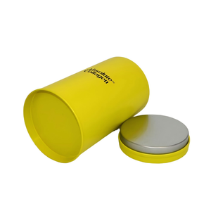 Round Tinplate Can Custom Logo Collagen Powder Tea Supplement Airtight Metal Packaging <b>Tin</b> Jar - Product Image 5