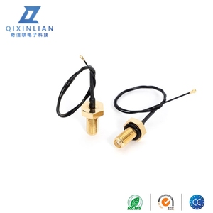 Mạ Vàng SMA nữ không thấm nước 1.13 Jack 50ohm RF cáp đồng trục để U. FL thiết bị đầu cuối - Product Image 4