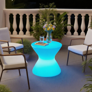 Nieuwe 16 Kleuren Veranderende Kleur LED Drumvormige Kruk Oplaadbare Sfeerverlichting Nachtlampje Tafel Bar Kubus 4 Modi LED Kruk - Product Image 4