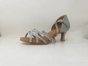 Diamant Latin Chaussures De <span class=keywords><strong>Danse</strong></span> À Talons Bas Femmes Mode Salsa Rumba Chaussures Pour La <span class=keywords><strong>Danse</strong></span> - Product Image 2