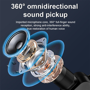 SE83 Mini microfone lapela longa resistência um a dois ao ar livre Live Streaming microfone sem fio lapela - Product Image 3