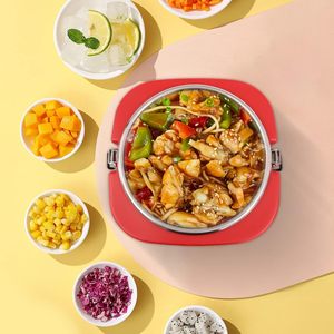 100L 3pcs Set Plastic Stainless Steel Square Thermal Food <strong>Storage</strong> <strong>Container</strong> Insulated Large Capacity Cooler Box for Restaurant