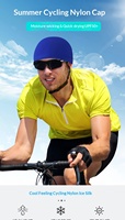 Casquette de course personnalisée avec logo, hommes et femmes, en maille respirante, absorbant la transpiration, pour le cyclisme, le sport, foulard pour la randonnée, le vélo, bonnets