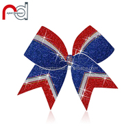 Cheerleading Hair Bow Spandex ou mystique Flower Shiny Hair Scrunchies By AB Crystal