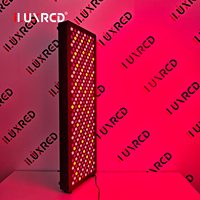 Panneau de luminothérapie rouge ILUXRED OEM 300 LED à double puce avec support pour usage domestique, en salle de sport et commercial
