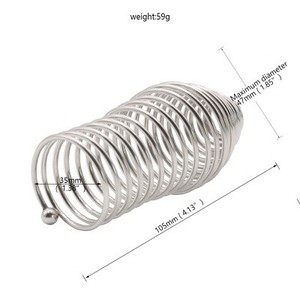 Anneaux péniens en acier inoxydable pour retarder <span class=keywords><strong>l</strong></span>'éjaculation, stimulateur urétral en métal, jouet sexuel pour hommes - Product Image 4