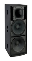 Enceinte PA active pleine gamme CVR 2 voies double 15 pouces