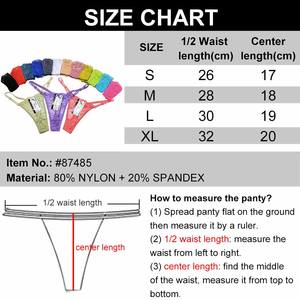 Yun Meng Ni düşük bel seksi sıkı kısa şeffaf kadın külot tanga kadın külot şeffaf seksi g dizeleri - Product Image 2