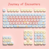 Ensemble de touches de clavier mécanique personnalisées MCA Profile PBT, 112 touches, thème de dessin animé mignon, PBT sublimé sur cinq faces