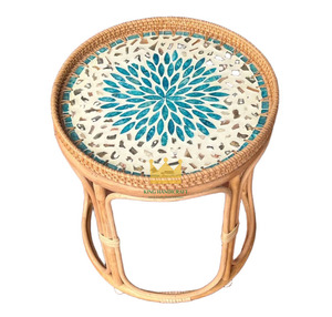 โต๊ะกาแฟอเนกประสงค์ลายไม้แบบฝัง ดีไซน์โดดเด่น เป็นมิตรกับสิ่งแวดล้อม สำหรับห้องนั่งเล่น ราคาขายส่งจากเวียดนาม - Product Image 1