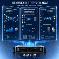 Serveur Rack 2U ProLiant DL560 Gen11, 4 sockets, processeur Intel Xeon Scalable de 4e génération, 128 Go DDR5 ECC, double alimentation 1600W Platinum, stock de données