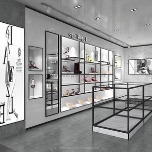 Nhà Máy Giày Cửa Hàng Thiết Kế Nội Thất Ý Tưởng Treo Tường Giày Hiển Thị Kệ Thiết Kế Sang Trọng Phụ Nữ Giày Cửa Hàng Tùy Chỉnh - Product Image 3