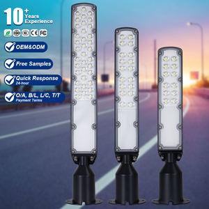 Lampu Jalan <span class=keywords><strong>LED</strong></span> 30W 50W 100W Lumen Tinggi Kualitas Tinggi AC IP65 Luar Ruangan Jalan Pedesaan Produsen Harga Grosir - Product Image 1