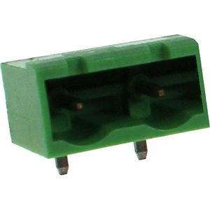 ขั้วต่อแบบเสียบ THT ชนิดตัวผู้ 2 ขา สำหรับ PCB แบบ Through Hole พร้อมปลอกหุ้มสาย - Product Image 1