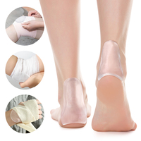 Coussinets en gel souples et flexibles à forme libre pour la protection des genoux, des chevilles et des poignets, inserts de talon – Fermeture à clipser sans colle pour la randonnée et le cyclisme