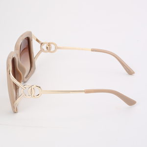 OEM New Trendy SP10330 UV400 Protection Full Rim Square Women Sunglasses with metal temple Outdoor Use Fashion - Product Image 4