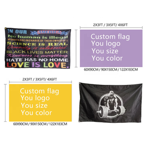 Aozhan Haute Qualité Imprimé 3x5ft Grand Sud Drapeaux photo Polyester National soudanais Soudan Drapeau du Soudan - Product Image 3