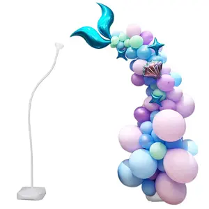 Wedding Birthday Party Supplies Decoration Mermaid Theme Background DIY Plastic Bracket Balloon Arch Ring Love Road Wedding Arch