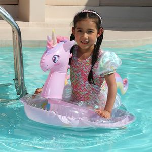 Venta al por mayor niños cintura flotador anillo niños agua <span class=keywords><strong>bañera</strong></span> playa fiesta juguete inflable natación anillo para niños bebé Toddles - Product Image 6