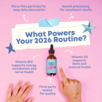 Gouttes de zéolite à succès avec vitamines D et B12 pour soutenir le développement sain des enfants – Complément liquide