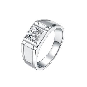 Personalizado 925 Sterling Silver Sandblush Moissanite & Zircon Anel de Diamante Religioso para Homens Grandes Projetos Religiosos Masculinos - Product Image 5