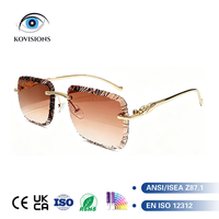 Lunettes de soleil photochromiques sans monture de marques célèbres, teinte automatique, sans cadre, pour femmes, de luxe, mode quotidienne, protection UV400, vente en gros