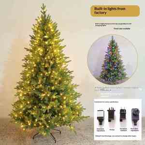 Premium Standing Artificial Christmas <b>Tree</b>-Realistic PE With <b>Lights</b> 180 cm Indoor <b>Xmas</b> <b>Tree</b> - Product Image 1