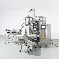 Machine d'emballage de remplissage et de remplissage de sachets de jus de citron avec pompe à piston automatique pour emballage d'huile d'olive et d'eau de coco