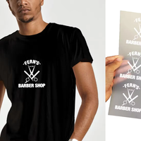 Logo personnalisé Plastisol DTF prêt à presser Impression par transferts de chaleur pour T-shirt