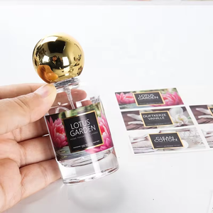 Hot Foil Stamping Custom Vinyl Metallic Oval Sticker <strong>Label</strong> for Essential Oil Bottle Vials Perfume <strong>Label</strong> Printing - Product Image 4