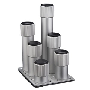 Patas ajustables de aleación de aluminio para muebles, resistentes, para gabinetes de TV, mesas de café, camas, sofás y otros muebles - Product Image 5