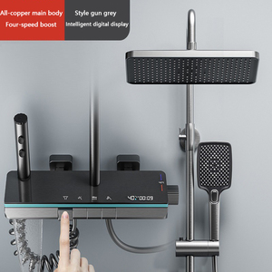 Sistema <span class=keywords><strong>Doccia</strong></span> Termostatico Premium con Display Digitale Intelligente, 4 Modalità di Getto (Pioggia/<span class=keywords><strong>Doccia</strong></span> <span class=keywords><strong>a</strong></span> Mano), Valvola in Ceramica, Montaggio <span class=keywords><strong>a</strong></span> Parete - Product Image 4